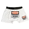 5pcs Sublimation DIY White Blank Polyester Boxer Briefs For Valentine and Father's Day Size S-2XL 2