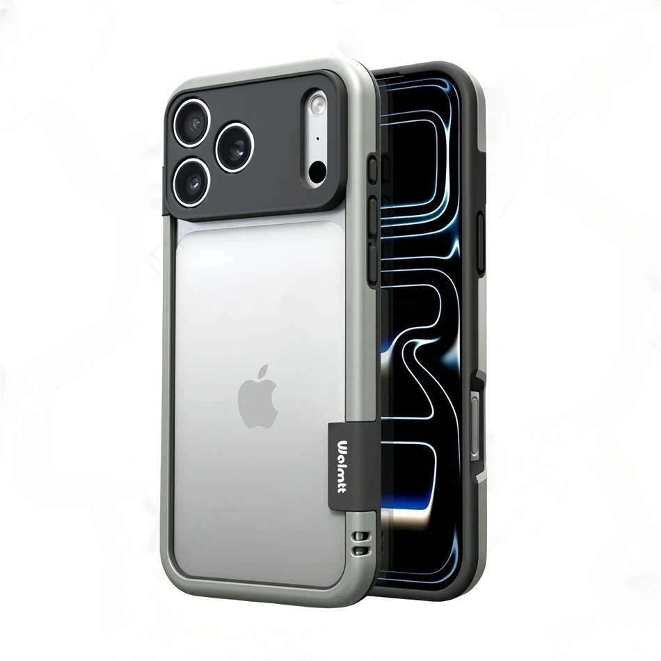 Silicone Frame Slim Bare-Bones Feel Shockproof Case with Full Camera Protection