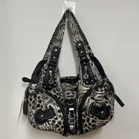 Women Handbags Leopard Bag Top-handle Handbag Fashion Satchel Dumpling Pack Shoulder Bag Tote Bag Hobos Large Purse - Image 2