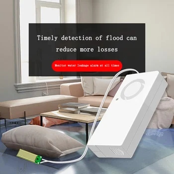 Water Leakage Detector Overflow and Immersion Sensor Level Indicator High Decibel Full Water Alarm Fish Tank Domestic Pool 1