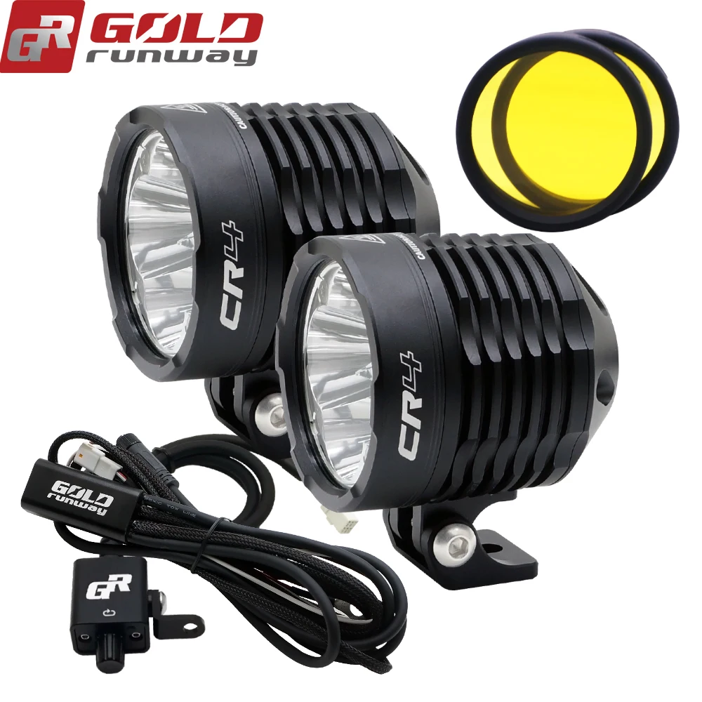 UniversalMotorcycleAuxiliaryLightKitsFogLightsLEDAuxiliaryDrivingLightSpotlight