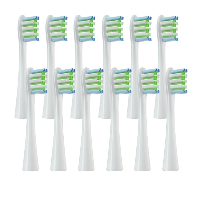 

12PCS Replacement Brush Heads For Oclean X PRO/ Z1/ F1/ One/ Air 2 /SE Soft Dupont Deep Cleaning Nozzles
