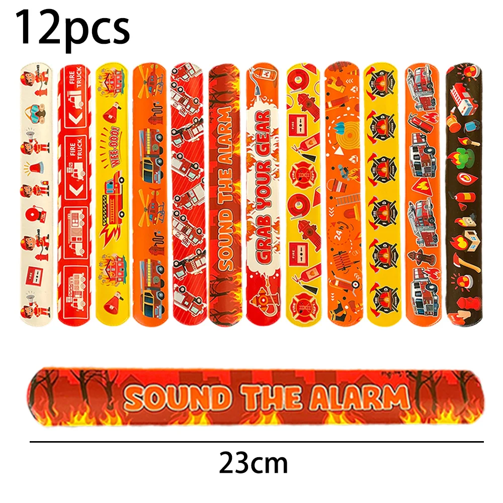 Feuerwehrauto-Party Goodie Bags Set – 122 Teile Mit Tüten, Notizblöcken, Armbändern, Aufklebern & Mehr Für Kindergeburtstag