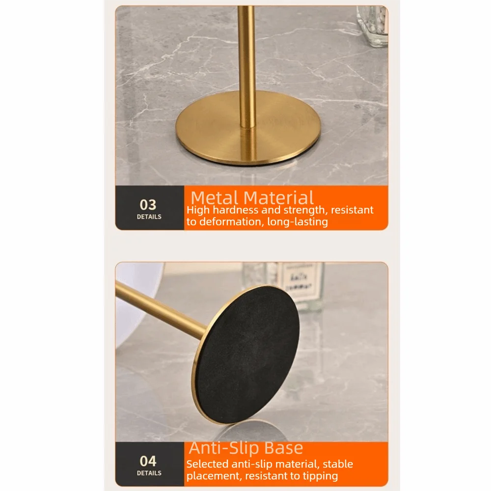 3-Color Lights Mushroom Table Lamp Touch Control Stepless Dimmable Metal Bedside Lamp Detachable Non-slip Bottom LED Desk Light