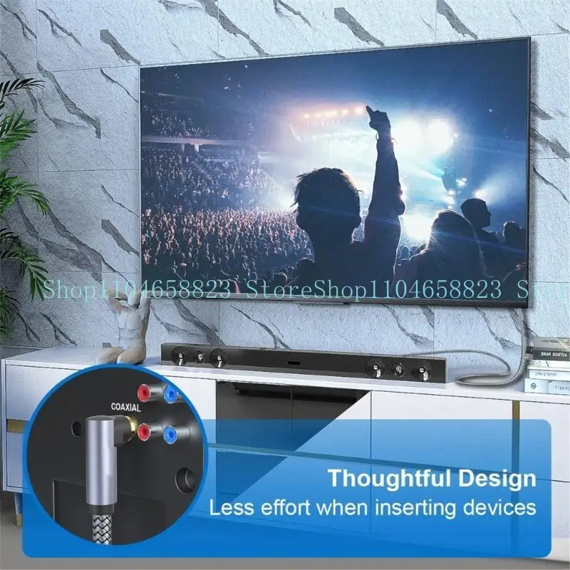 5m Right-Angle Digital Coaxial Audio Cable