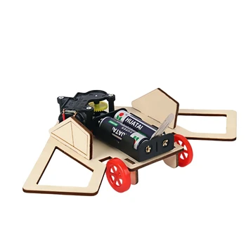 Obstacle Avoidance Science Experiment Car Robot DIY Kit for Elementary School Students Manual Intelligence Technology Toy Gift