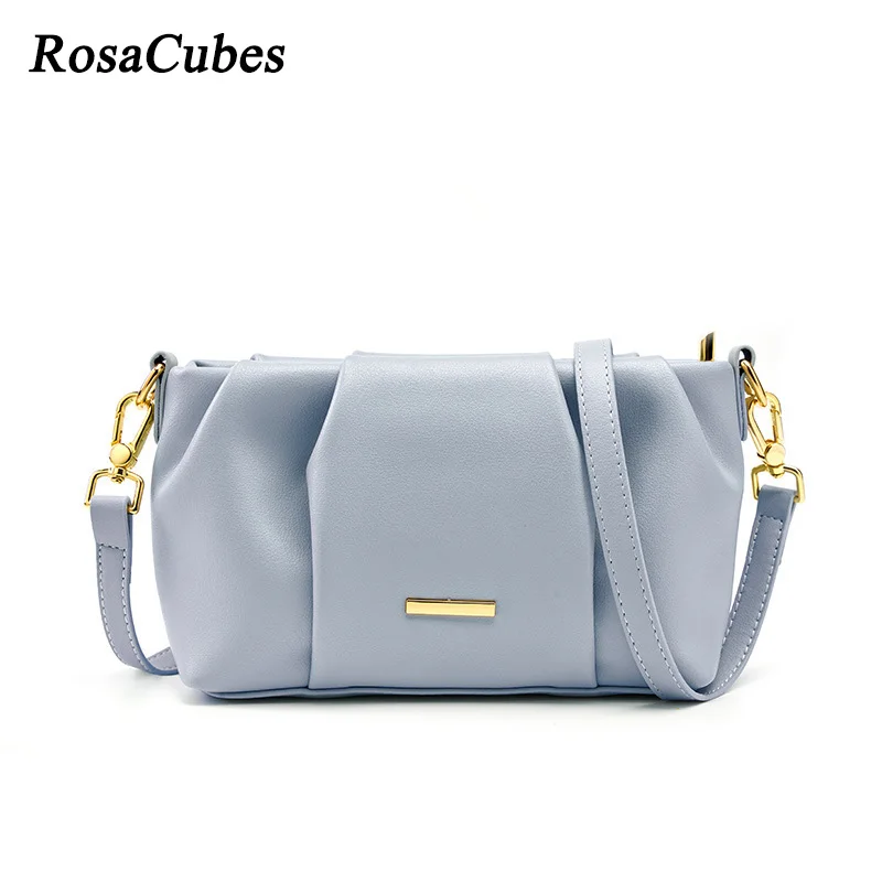 

igh Grade Soft Leather Pleated Hobo Bag for women 2023 Stylish Crossbody Bag Laides Summer Small Handbag Urban Girls Bag