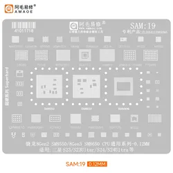 Enhanced CPU Reballing Stencil for Advanced Mobile Devices (SAM19)