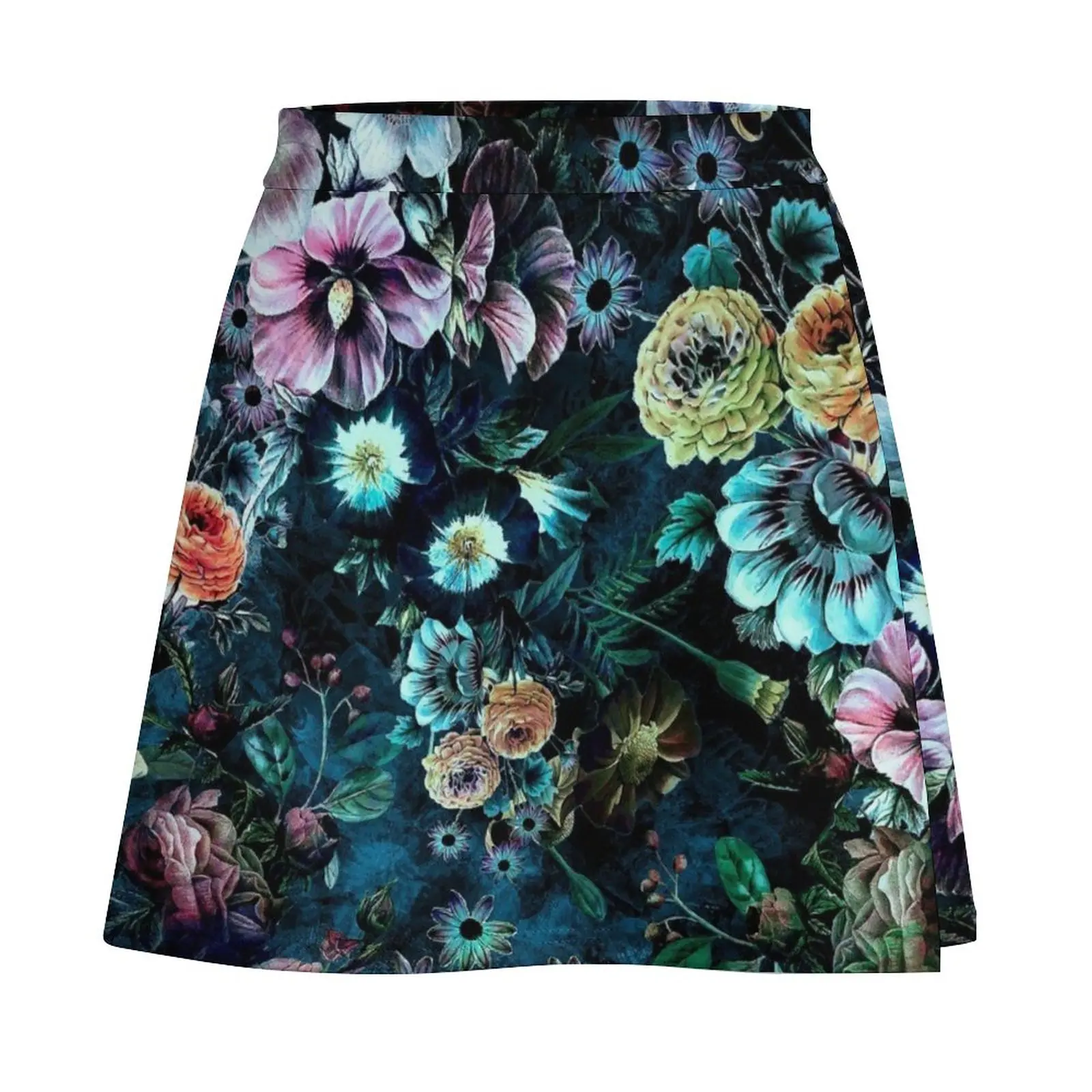 Night Garden Mini Skirt korean style women clothing women's clothing korea stylish