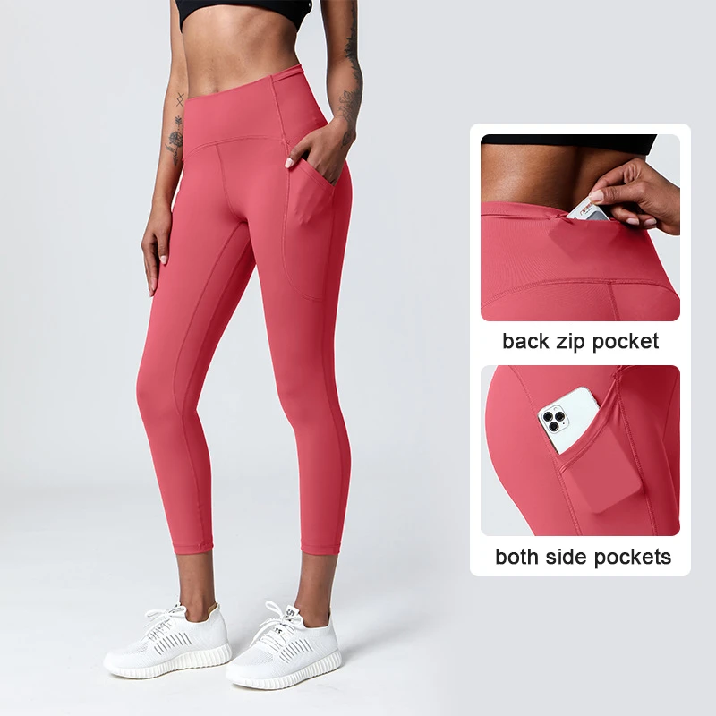 Leggings With Pockets And Tummy Control