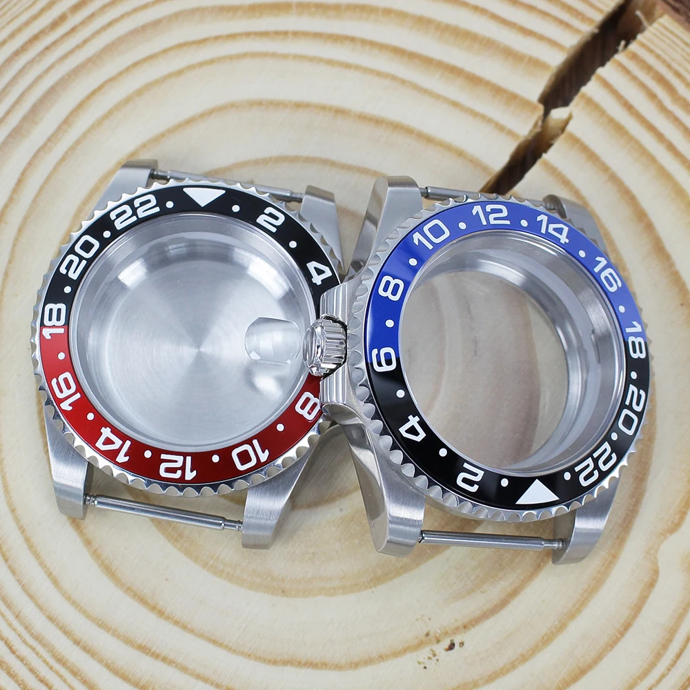 40mm GMT Uhrengehäuse Uhrenzubehör Saphirglas für NH34 NH35 NH36NH38 Miyota8215 ETA2824 PT5000 Uhrwerk Modisch Wasserdicht – Detail 12