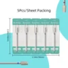HYTOOS 5Pcs/Set Diamond Nail Drill Bits Russian Cuticle Clean Nail Bit Professional Safety Under Nail Cleaner for Dead Skin 5
