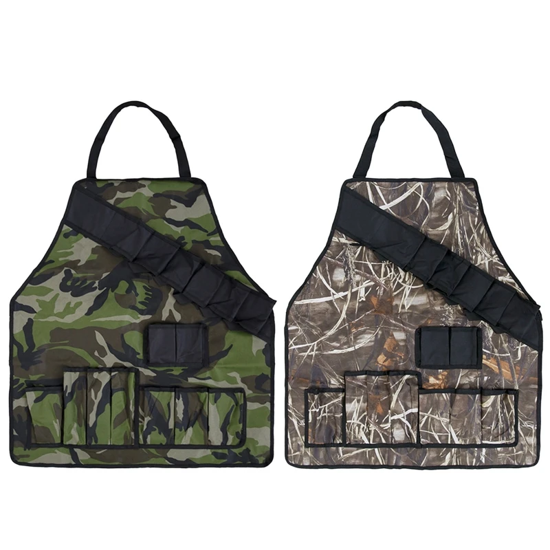 

Ткань Оксфорд, камуфляжные фартуки для пикника, барбекю, водонепроницаемые, военный зеленый, 76x68 см