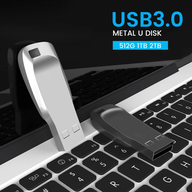 Usb Flash Drive Metal 1Tb/2Tb Usb Flash Disk Computer Data Backup High-Speed Waterproof Usb Flash Disk For Phone Computer Pc