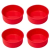 1/2/4pcs Silicone Cake Molds 6 Inch Round Nonstick Cake Panfor Smash Cakes, Layer Cakes, Cheesecake, Chocolate, Rainbow Cakes