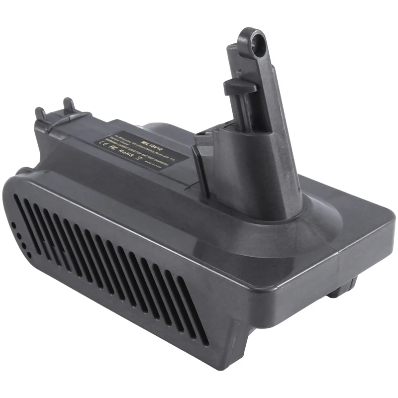 Battery Adapter For Milwaukee 18V Li-Ion Battery Convert To For Dyson V10 Vacuum Cleaner MIL18V10 Spare Parts Parts