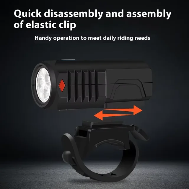 Super Bright LED USB Bike Light Set – Front & Rear Waterproof 4