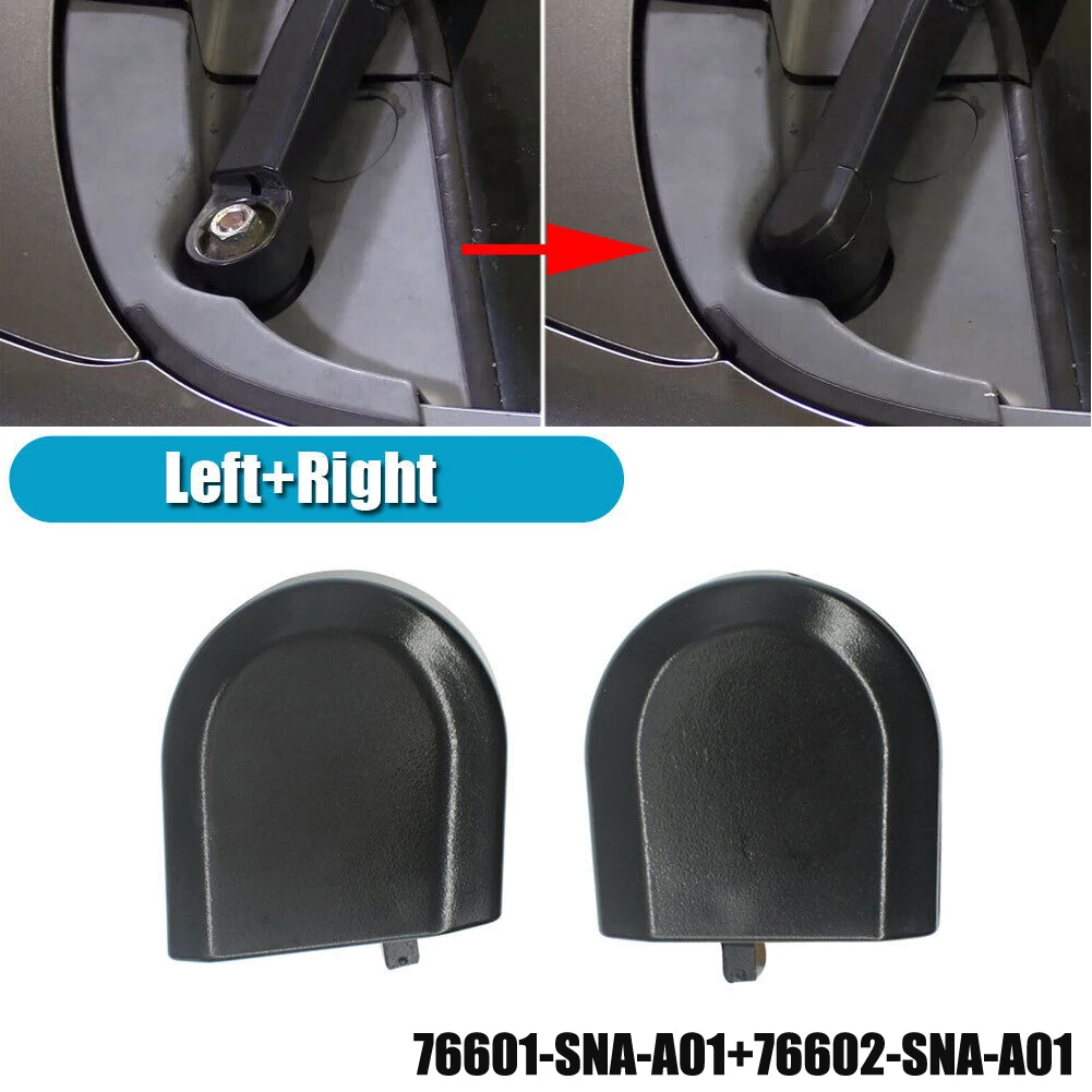 2pcs Car Windshield Wiper Arm Nut Cap Cover Bolt For Honda For Civic