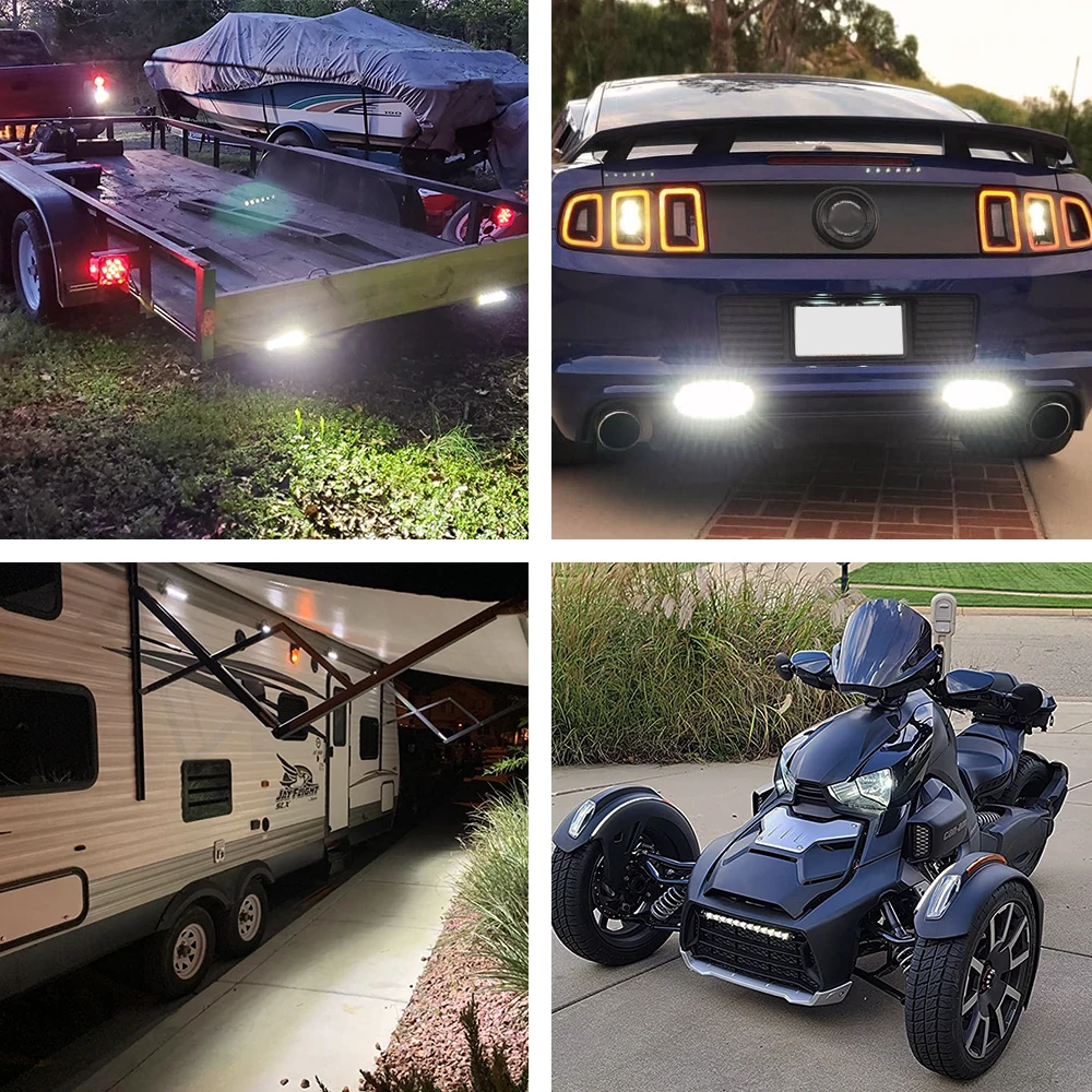 7/13/21inch Led Work Light Bar for Car Spotlights Flood Spot DRL Hi/Lo Beam 30