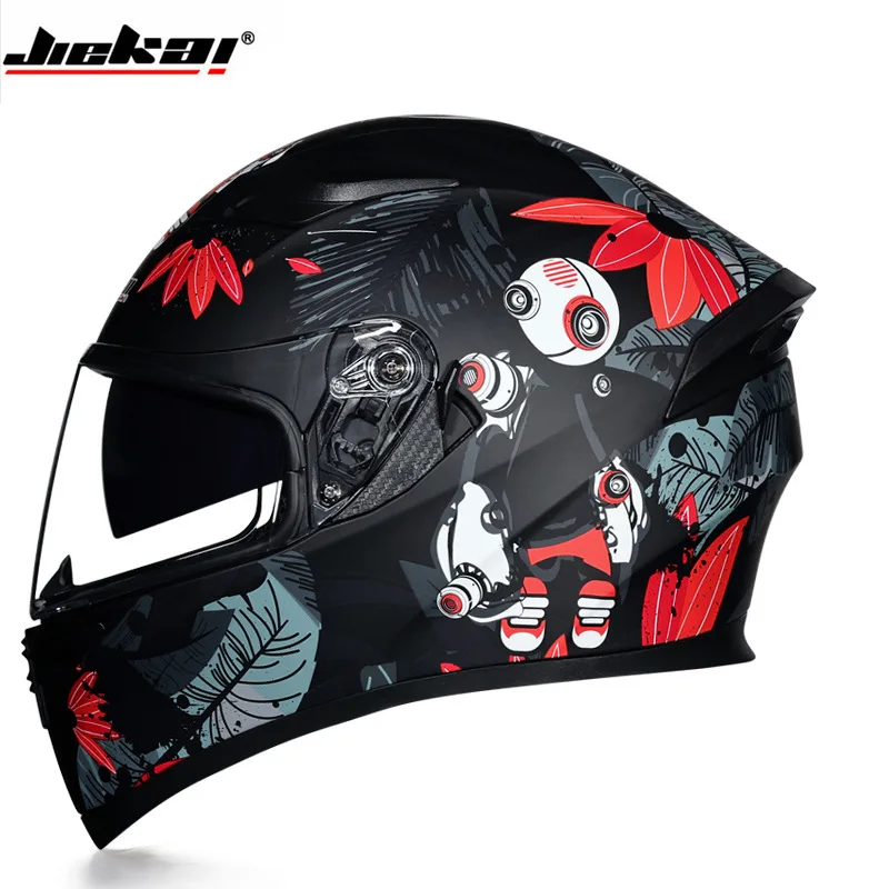 

Dot Ece Approved Moto Capacetes Double Lens Casque Motorcycle Helmet Full Face Helmets Motocross Casco Moto Cascos Para Moto