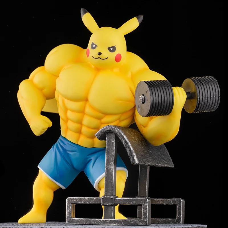 ピカチュウ　ゼニガメ　フシギダネ マッチョ マッスル 筋トレ ポケモン 漫画ポケモンヒトカゲフシギダネゼニガメ黄色筋肉フィットネス