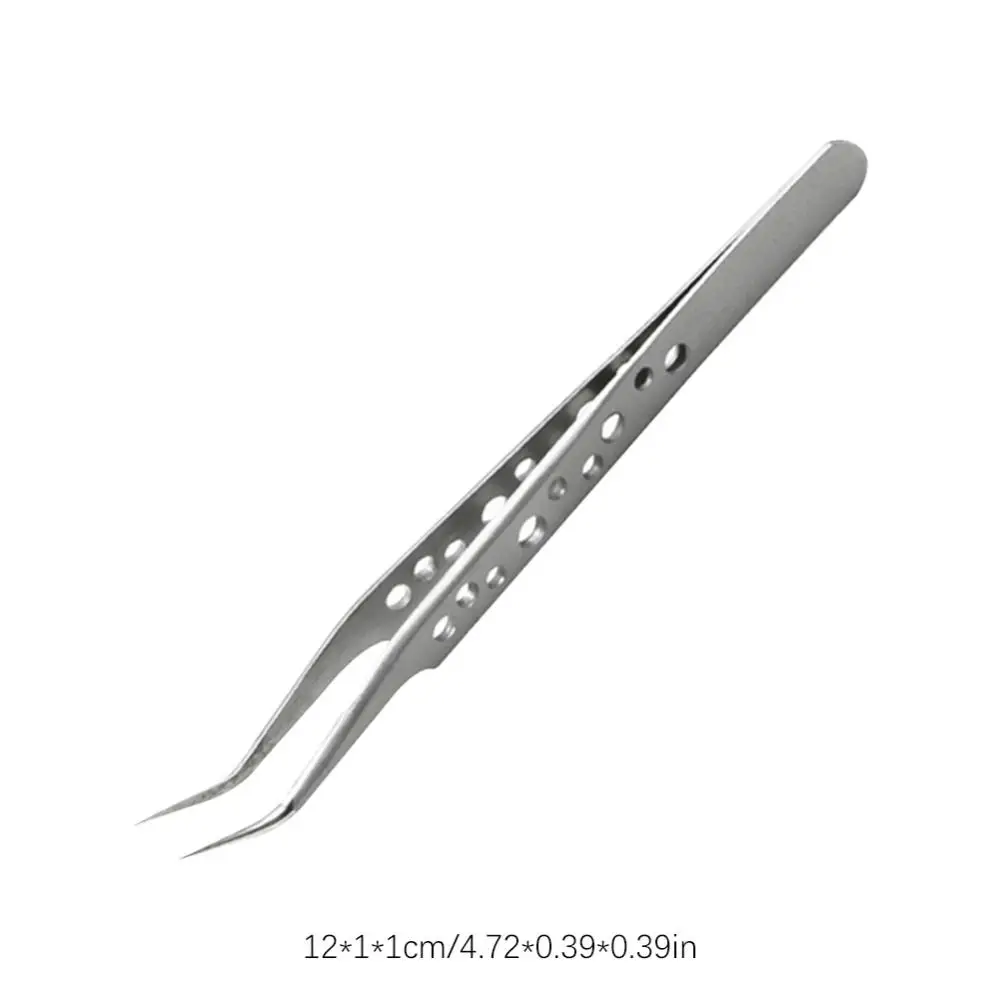 Description Picture 6 of itemStainless Steel Tweezers Set Precision Industrial Tweezers Anti-static Magnetic Forceps Soldering Phone Repair Hand Tools Sets