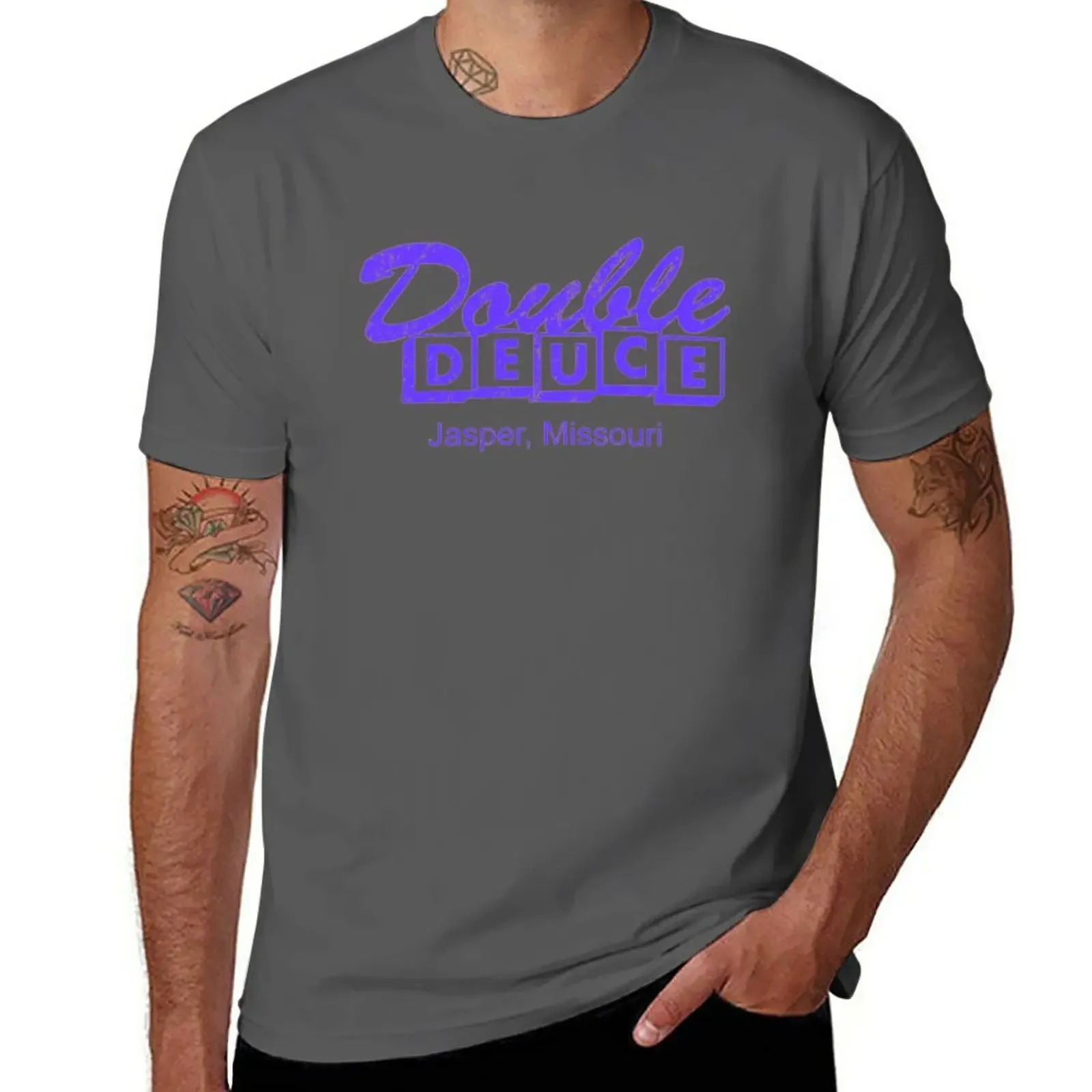 

Road House - Double Deuce T-Shirt oversized summer tops Aesthetic clothing t shirt for men