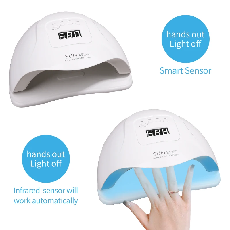 Lampe de séchage d'ongles UV, vernis à ongles Gel, lampe Led de cabine de manucure, Machine de séchage d'ongles, équipement professionnel