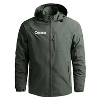 New Casual Hooded Flight Cessna Aviation Pilots Lightweight Windbreakers Men Jackets Coats 1