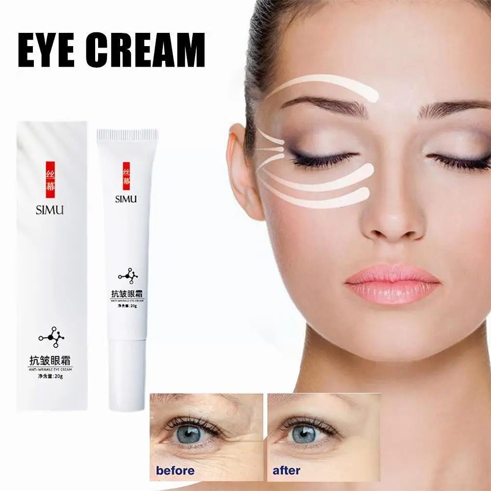 

Instant Wrinkle Removal Eye Cream 20g Remove Dark Circles Skin Aging Fade Face Care Eye Tighten Fine Puffiness Anti Bags Li W5P3
