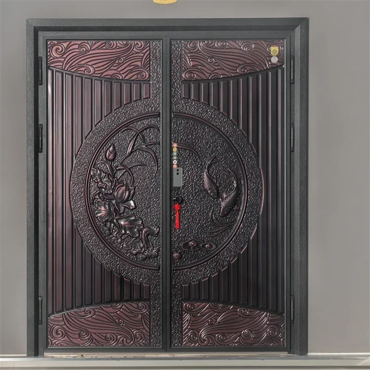Villa Security Doors Exterior Main Entrance Of Foreign Double Door