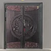 Customized Villa Security Doors Exterior Main Entrance Of Foreign Double Door 6