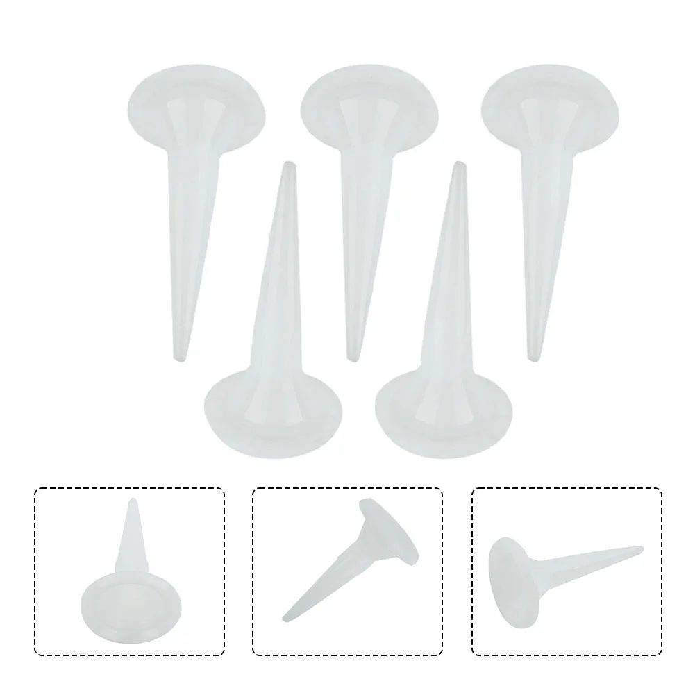 

Caulk Nozzle Glue Nozzle Structural Glue Nozzle 5pcs Home Improvement Plastic Universal White For Glue Brandnew