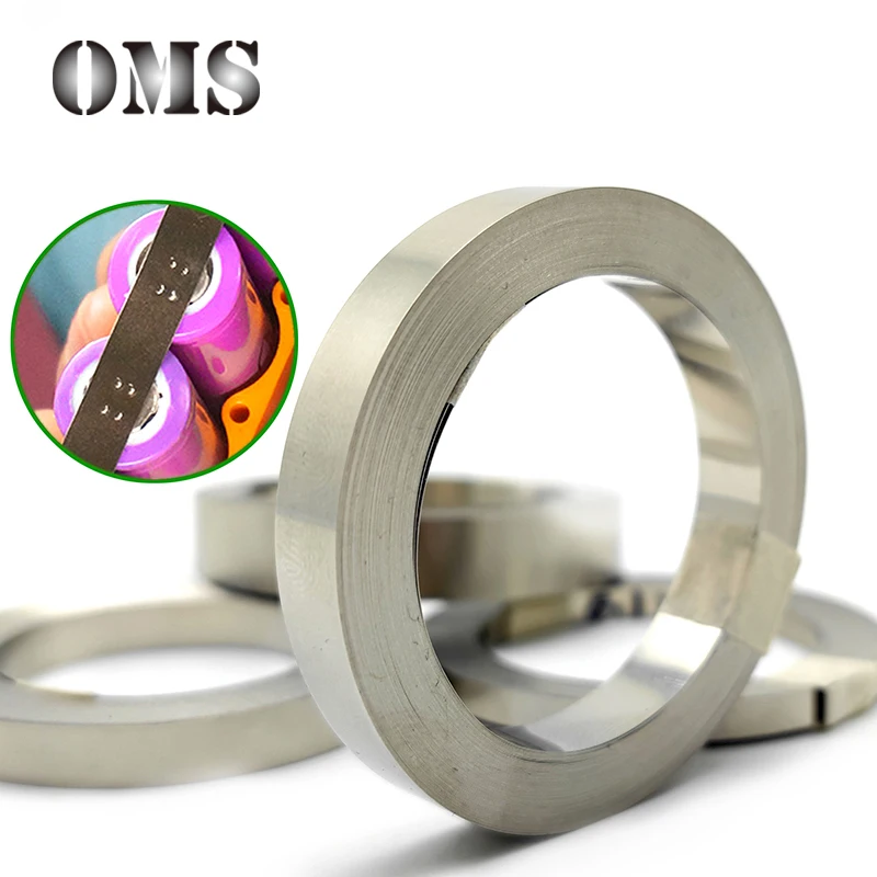 

10M/Roll Thickness 0.1 / 0.12 / 0.15 / 0.2 / 0.3mm Nickel Plated Steel Strip For 18650 Battery Spot Welding Machine Spot Welder