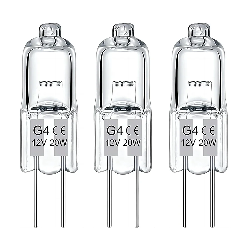 

G4 Halogen Bead Crystal Lamp Pin Bulb Jcr 12v 10w 20w Low Voltage Mirror Front Pendant Lamp G4 Lamp Bead