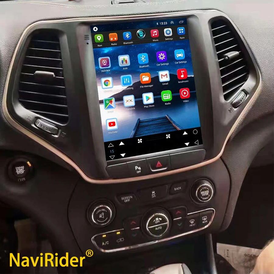 

Автомобильный Android 13 для Jeep Cherokee 5 KL 2014-2018, автомобильное радио, мультимедийный видеоплеер, навигация GPS для Carplay, № 2DIN, DVD, 5G, Wi-Fi