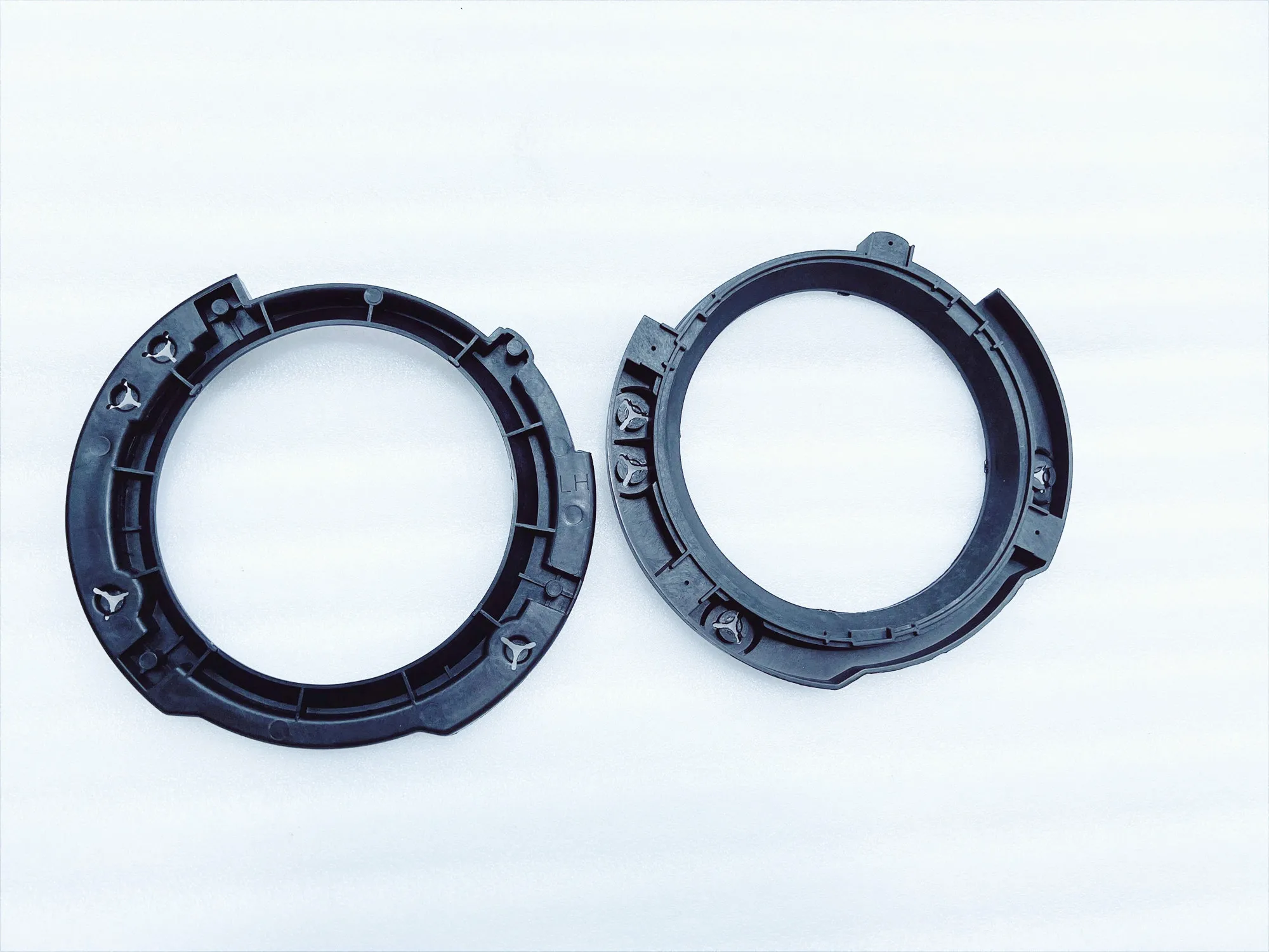 PMFCA 7 Inch Round Headlight Mounting Ring Set With Headlight Metal Ring Compatible