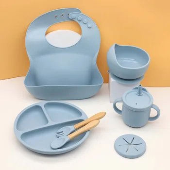 7-Piece Baby Silicone Feeding Set 1