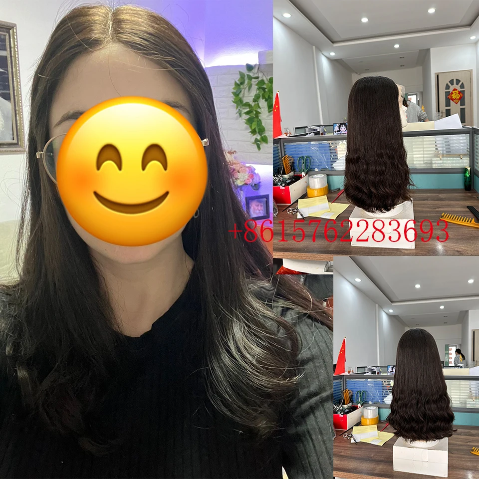 Tsingtaowigs Alice lace top bottom wavy natural drying stocks European Virgin Kosher Hair ,Best Sheitels,