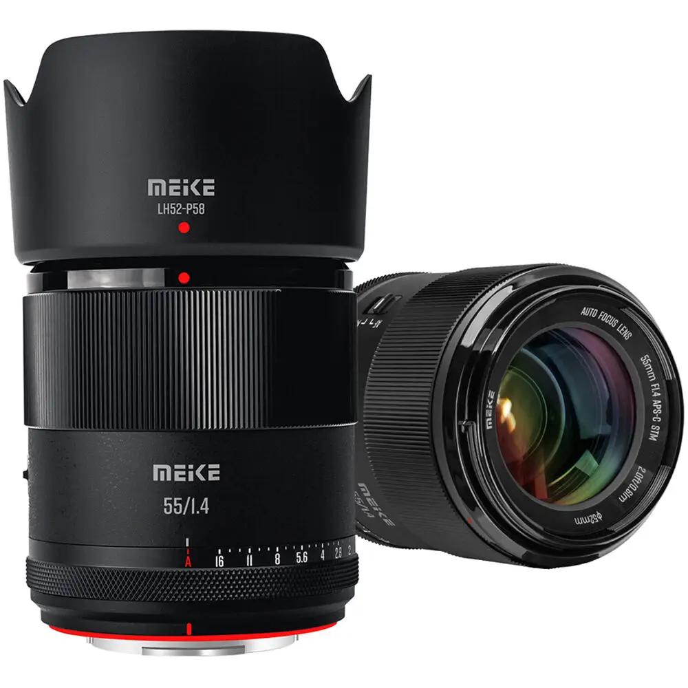 메이케 55mm F1.4 APS-C 오토포커스 인물 렌즈 ( E, 니콘 Z, 후지 X 카메라 및 렌즈용)