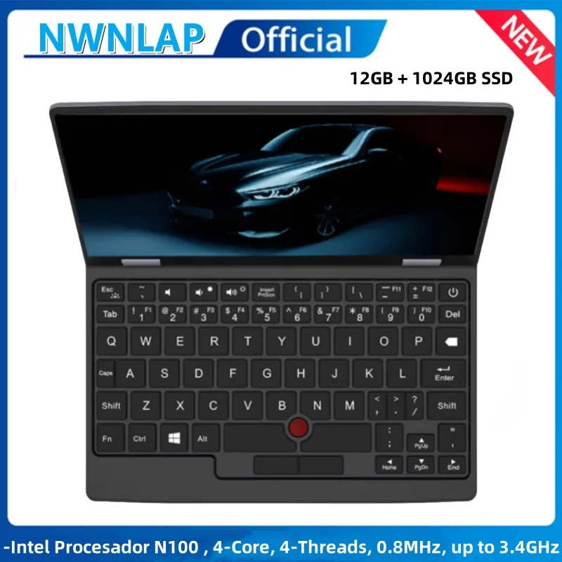 7 inch Pocket Laptop N100 Notebook Touch Screen Portable Netbook Win 11 Pro 16GB+1TB Mini PC Micro Computer Bluetooth 4.2 7 inch Pocket Laptop N100 Notebook Touch Screen Portable Netbook Win 11 Pro 16GB+1TB Mini PC Micro Computer Bluetooth 4.2