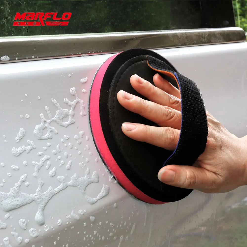 160mm Car Wash Mud Magic Clay Bar Pad Car Clean Sponges Paint Care Detailing Auto Polishing Pad Marflo Waxing Applicator