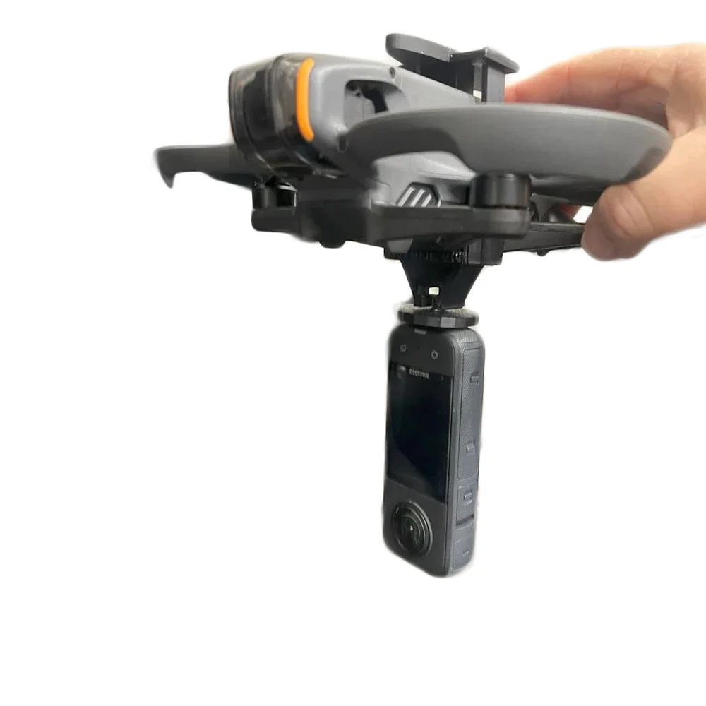 DJI Avata 2 Drone Top Extension Bracket insta360 X3/X4 Port Panoramic Sports Camera Mounting Fixing Adapter Holder