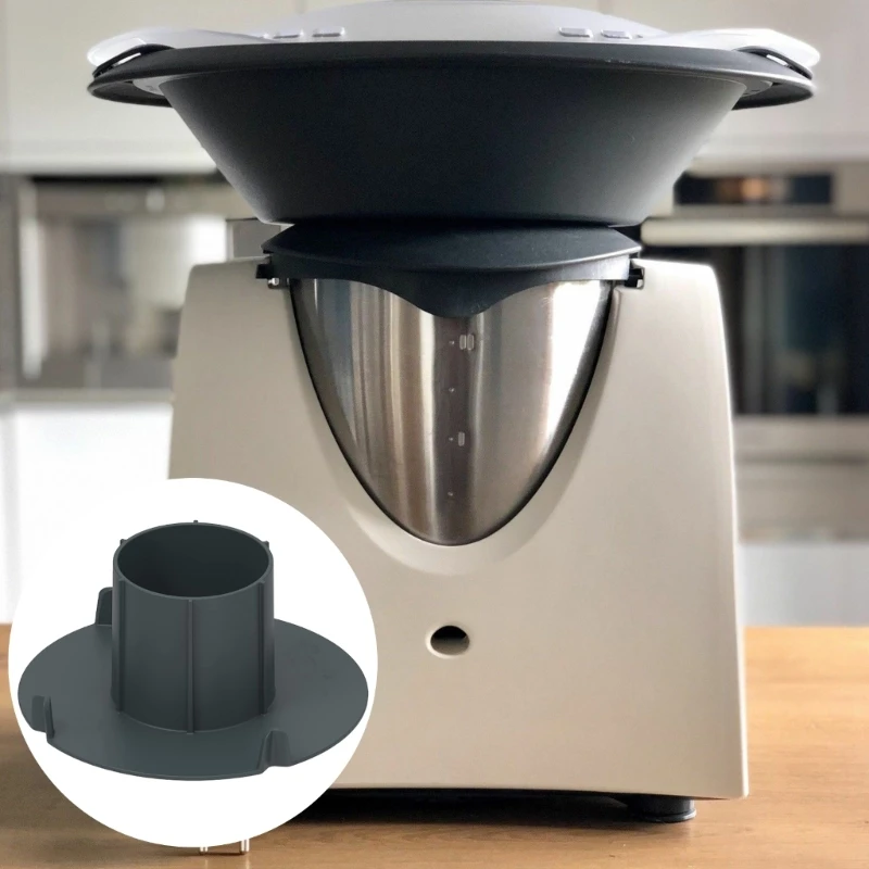 Non Slip Mixing Bowl Pots Reducer Garlic Squeezer Press Anti Splash Kitchen Tool Compatible for Thermomix