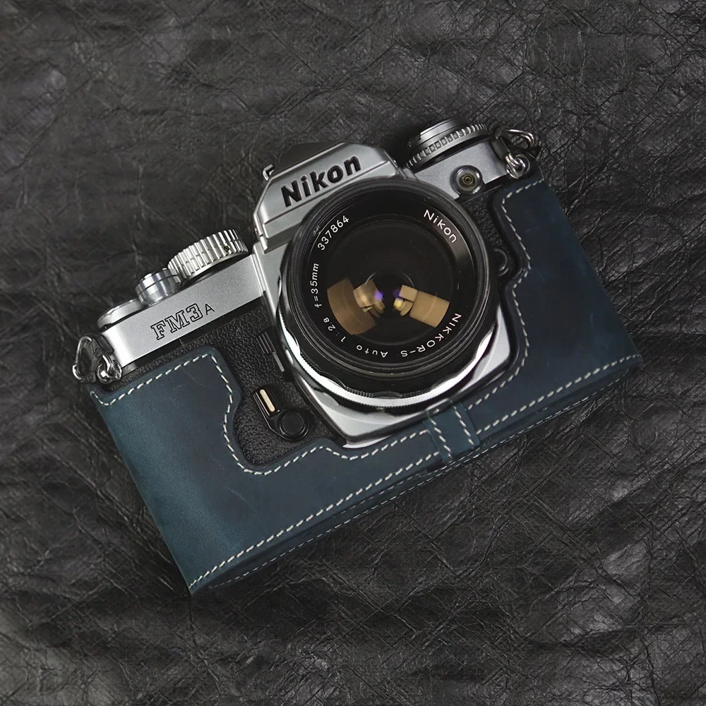 Nikon FM3A フィルムカメラ 黒 ケース ストラップ付き 楽天市場】Nikon FM3A 専用 レザー ケース Black ブラック TP