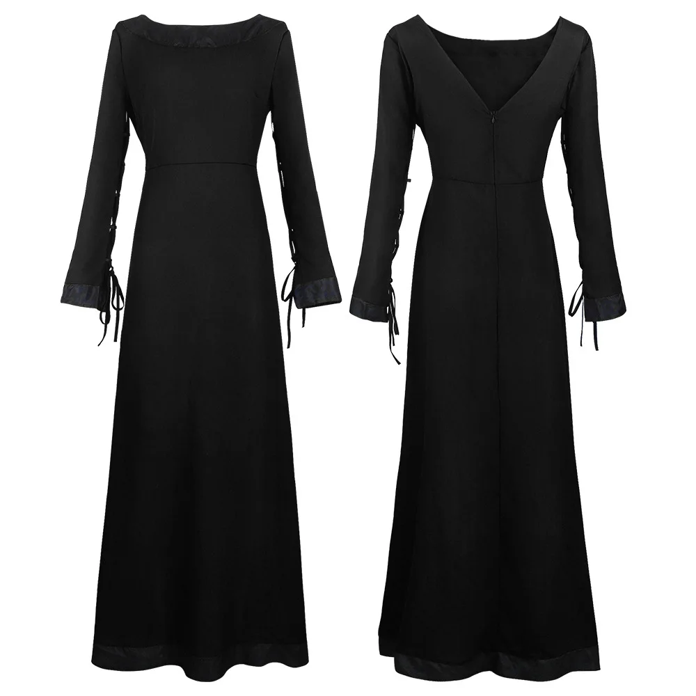 Medieval Women Long Sleeve Maxi Robe Vintage Fairy Elven Dress Renaissance  Celtic Viking Gothic Clothing Fantasy Ball Gown - AliExpress 200000532