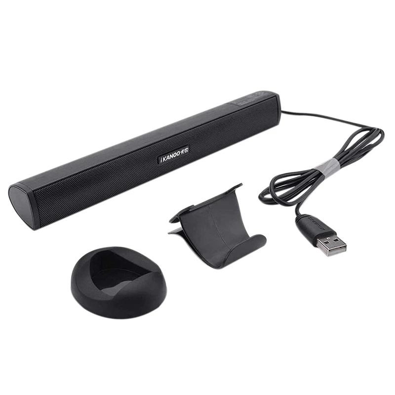 IKANOO сабвуфер для ноутбука стерео звуковая панель совместимая с Noteook PC TV маленькая