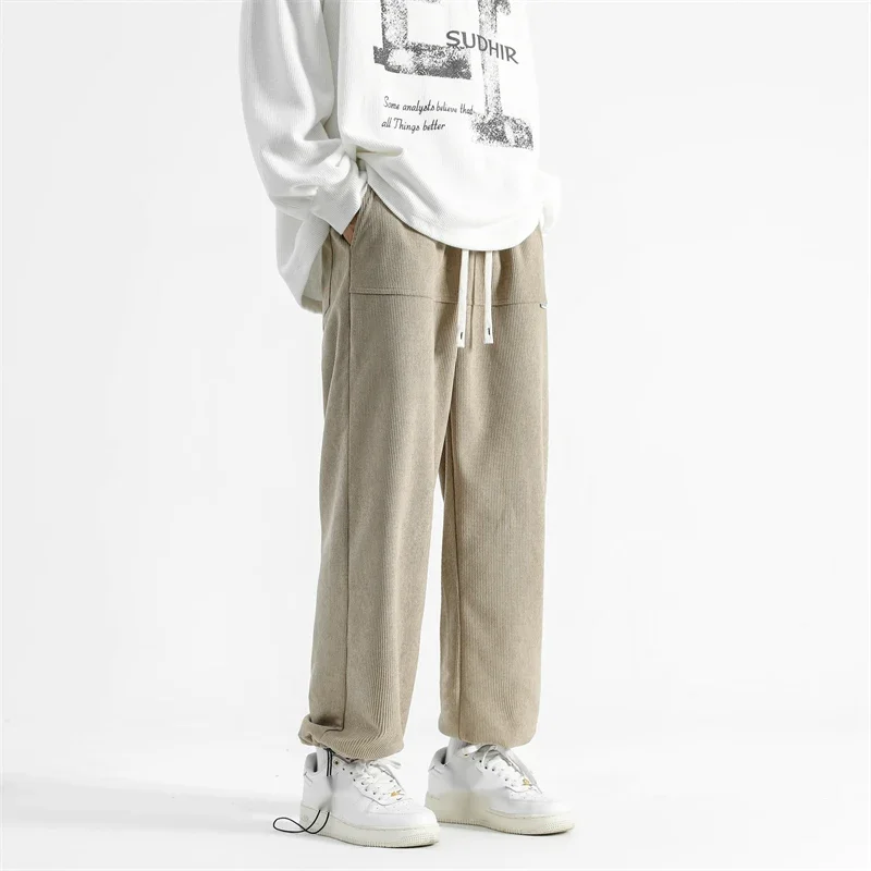 Casual leggings for men's spring and autumn loose pants, trendy and versatile