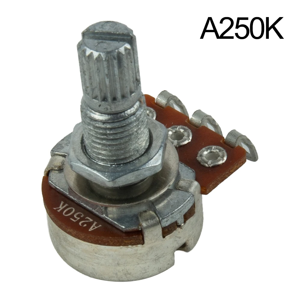 

Guitar Parts/kits Guitar Potentiometer 18mm Pots Shaft 250K Or 500K Ohms A250K Plastic Potentiometer 1/4\" (6mm)