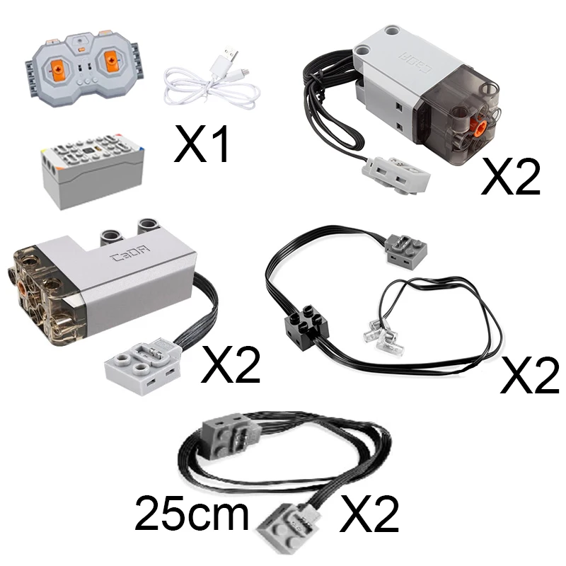 Набор светодиодных ламп для автомобильного серводвигателя с блоками-конструкторами